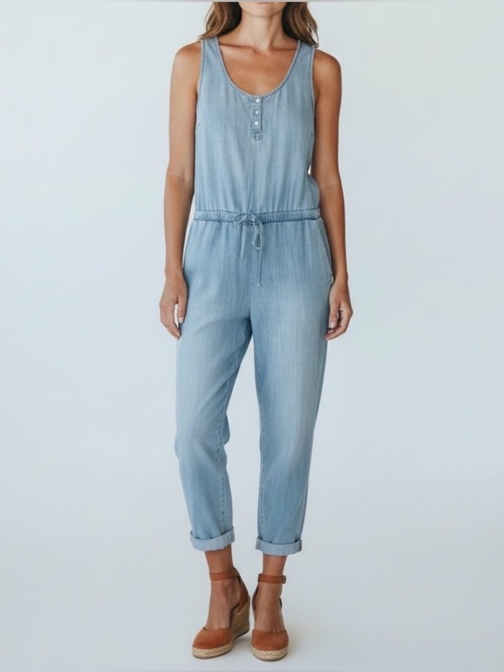 Anthropologie Cloth and Stone Jumpsuit, Size Medium
